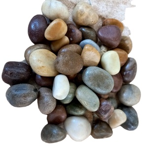 Guijarros de ágata natural con revestimiento de poliuretano, mezcla de colores para decoración de jardín al aire libre, paisajismo y revestimiento de paredes - Product Image 5