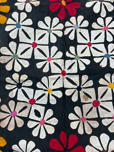 ผ้าปะติดปักลายวินเทจทำมือ – แผงผ้าตกแต่งสไตล์โบโฮหลากสี - Product Image 5