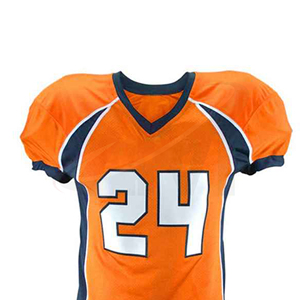 Camiseta de Fútbol Naranja para Hombre, Número 24, Poliéster Transpirable, Talla Adulto, Diseño con Cuello en V - Product Image 4