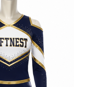 Uniformes de cheerleading personnalisés OEM ODM de haute qualité, prix d'usine, respirants, légers, confortables, vêtements de sport d'équipe - Product Image 4