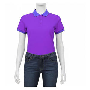 Polo homme uni à manches courtes, respirant, 100% coton, tissu tricoté, boutons sur le devant, impression de logo personnalisée. - Product Image 6