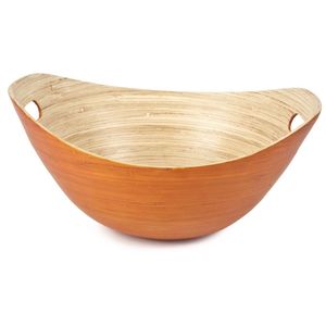 Bol à fruits en bambou, écologique, fait main, bol de service, fabricant en gros sur mesure, fournisseur direct d'usine du Vietnam - Product Image 4
