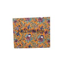 Vente en gros de carton en papier de coton fait main, pliable, à dessus ouvert, hexagonal, élégant, imprimé, pour usage intérieur/extérieur, hôpital, bureau