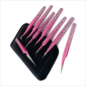 แหนบต่อขนตาสแตนเลสแบบไม่เป็นแม่เหล็ก เครื่องมือแต่งหน้าที่แม่นยำสำหรับขนตาปลอมรุ่นใหม่ - Product Image 4