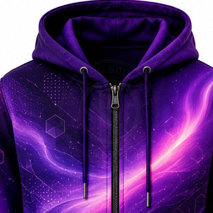 Sudaderas con Cierre, Estilo Casual, Transpirables, Mezcla de Algodón, para Uso Diario - Product Image 6
