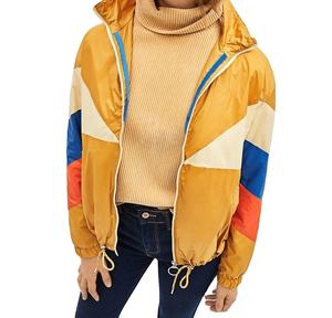 Chaqueta de entrenamiento para correr deportiva de tendencia para mujer, ropa activa para exteriores, chaquetas cortavientos con capucha transpirables de secado rápido para mujer - Product Image 2