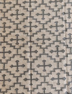 Handmade Wool Kilim <b>Rug</b> Gray Geometric Flat Weave Tribal <b>Boho</b> Style Custom Size HARI ENTERPRISES HE412 Living Room & Bedroom <b>Rug</b> - Product Image 3