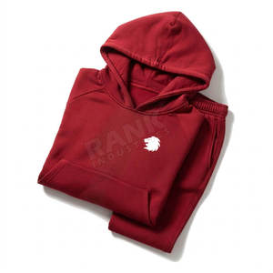 Survêtements pour hommes 2 pièces, grande taille, logo personnalisé, survêtement en coton et polyester, survêtements décontractés pour hommes - Product Image 5