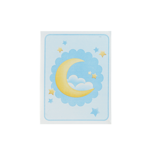 Carte de vœux 3D pop-up personnalisée faite à la main pour baby shower, motif bébé bleu, vente en gros OEM - Product Image 6