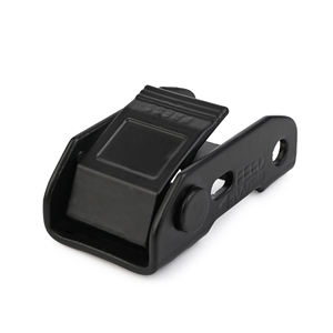 Boucle à came robuste de 25 mm, 500 kg (1102 lb), en acier doux et alliage de zinc, revêtement noir, pour sangle de fixation - Product Image 1