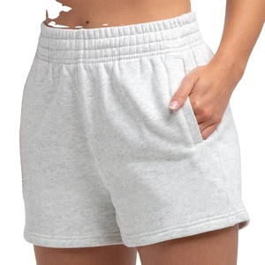 Vente en gros de shorts de jogging pour femmes ensemble de sweat ample en coton taille moyenne motif solide nouvelle mode pour adultes shorts de jogging - Product Image 6