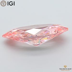 Diamante Cultivado en Laboratorio CVD, Corte Marquesa, 3.00 Quilates, Claridad VS1, Color Rosa Intenso, Certificado IGI, para Selección de Alta Joyería - Product Image 4