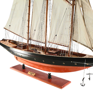 Modelo de velero pintado a mano, estilo atlántico, grande, para exhibición en hoteles, oficinas, hogares y como regalo - Contacto para venta al por mayor - Product Image 2