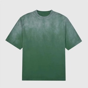 Camisetas para Hombre, Nuevo Diseño, Camiseta Lavada al Ácido, Lisa, 100% Algodón, Camisetas con Lavado Ácido - Product Image 3