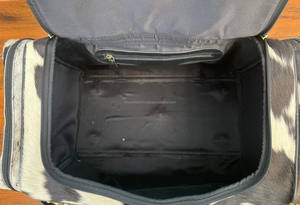 Vente en gros de grands sacs de voyage en cuir usiné à la main sacs de voyage en cuir de vachette pour unisexe sacs de week-end en cuir véritable personnalisés - Product Image 6