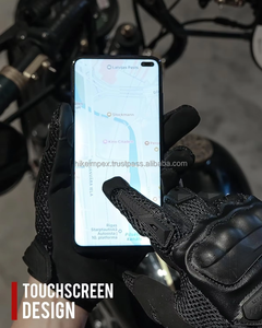 Gants de moto OEM hiver à doigts complets pour hommes et femmes, isolés thermiquement, respirants, avec protection rigide des articulations, compatibles écran tactile, fermeture auto-agrippante, BMX - Product Image 5
