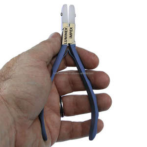 Noylon Jaw <b>Flat</b> <b>Nose</b> <b>Pliers</b> with Fancy Handle Lightweight Plastic High Quality 5"/Customized Size for Jewelry Making - Product Image 5