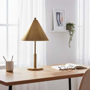 Lampe de table portable moderne à intensité variable, design amovible, construction en laiton écologique, pour Diwali, usage domestique et hôtelier, lampe de bureau de luxe - Product Image 5