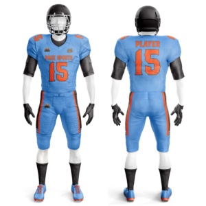 Camiseta de fútbol americano totalmente sublimada personalizada de alta calidad, Material absorbente, tamaño XL para equipos deportivos - Product Image 2