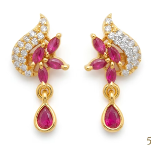 Elegant Trendy Oval Crystal <b>Stud</b> Earrings Freshwater Pearl for Women Rose Gold <b>Silver</b> Platinum Plated Gift Jewelry Model 55019 - Product Image 1