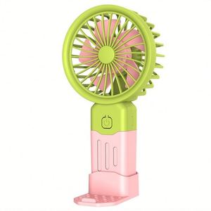 Ventilateur portable à main rechargeable par USB, mini ventilateur personnel, moteur silencieux à 3 vitesses, pliable, portable, ABS, pour la maison et l'extérieur - Product Image 6