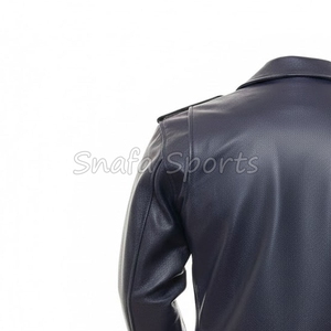 Men's Casual Fashion <b>Jacket</b> Winter Leather <b>Jacket</b> for Mens OEM Services Custom Logo Full Zipper Leather <b>Jacket</b> - Product Image 6