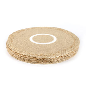 Mantel Individual de papel de rafia, decoración de cocina de lujo, manteles individuales con cuentas, mantel de mesa, mesa de comedor, restaurante y diseño de Hotel - Product Image 3