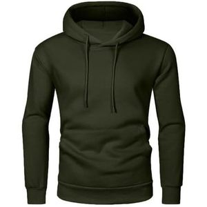 Sudaderas con capucha informales de algodón con cordón para hombre 2025, sudaderas con capucha con cremallera completa de lana, antiarrugas, anticontracción, estampado de pantalla, patrón sólido - Product Image 6