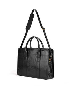 Modern Executive Genuine Leather Laptop <b>Bag</b> for Men with Multi Compartment Office & Travel <b>Bag</b> Durable Flap Closure - Product Image 6