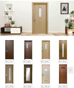 Wholesale Vinadoor Modern WPC Interior Door for Bathroom Bedroom & School Use Finished Surface PVC Material 100% Free Tax - Product Image 5