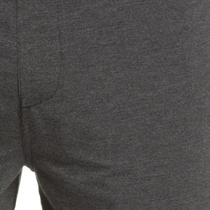 Ensemble de survêtement décontracté deux pièces en tissu éponge pour homme, séchage rapide, polyester/coton, logo personnalisé, fusion sans couture, vente en gros - Product Image 5