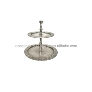 Soporte de pastel de aluminio Pulido brillante Producto más vendido Soporte de pastel de aluminio para la fabricación de India por Azora Industries - Product Image 1