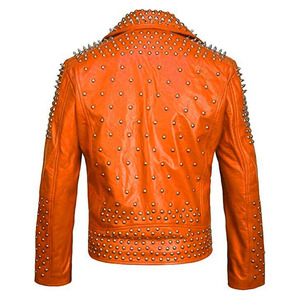 Veste en cuir véritable de qualité supérieure, veste de motard personnalisée pour homme, OEMX, streetwear, vêtements décontractés, vêtements d'extérieur, vente en gros - Product Image 2