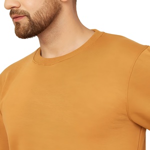 Sweat-shirt à col rond surdimensionné pour homme de haute qualité avec logo personnalisé, en molleton de coton, streetwear décontracté, OEM - Product Image 5