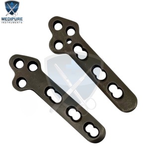 Instruments chirurgicaux orthopédiques vétérinaires MEDIPURE INSTRUMENTS, plaque osseuse verrouillable TPLO en acier inoxydable - Product Image 3