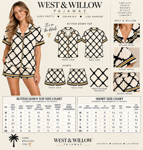Bamboo Viscose Women's Geometric Print Button Down <b>Pajama</b> Set <b>Short</b> Sleeve <b>Shorts</b> Sleepwear Spring Summer Cozy Fit - Product Image 2