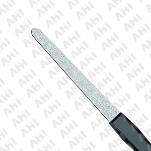 AHI Premium Grade Straight Pattern Double Sided <b>Nail</b> <b>File</b> Stainless Steel 180 Grit Precise Shaping Smoothing - Product Image 3