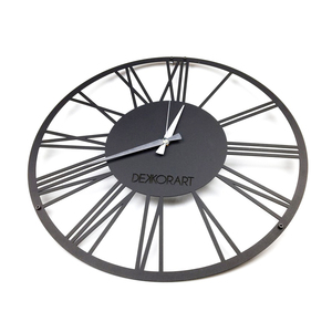 Fully Metal Design Wall <b>Clocks</b> Best Indoor Decor Living Room Home And Office Wall Design <b>Clock</b> With Metal & Wooden Combo - Product Image 1