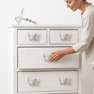 Ba Butterfly Cast Iron Industrial Design <b>Drawer</b> Knob Rustic Easy Installation <b>Kitchen</b> & Living Room Furniture Handle - Product Image 3