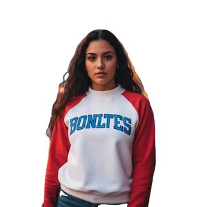 Sudadera de Forro Polar con Cuello Alto y Letras Griegas, Talla Grande, para Mujer, Invierno, de Alta Calidad, con Logotipo Personalizado al por Mayor - Product Image 1