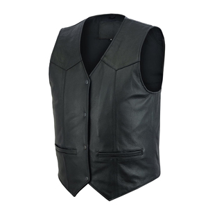 Chaleco de cuero genuino de última moda para hombre, chaleco de cuero auténtico de alta calidad a un precio razonable - Product Image 4