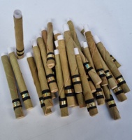 Enrollado a mano Producto de gran oferta Mejor precio Hoja del mercado Incluso calidad de quemadura y tubos de hoja a granel de Palma de ébano de combustión súper lenta