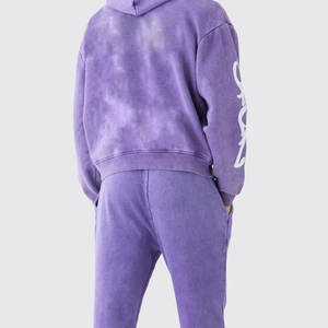 Conjunto Deportivo Unisex Personalizado para Hombre, Sudadera con Capucha 100% Algodón, para Invierno, Corte Regular, Informal, Talla XL, Gris - Product Image 3