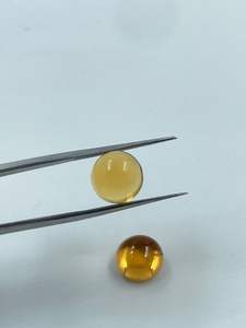 พลอยซิทรินสีเหลืองทองธรรมชาติทรงกลม 11.11 กะรัต 10.50 มม. สำหรับทำเครื่องประดับ - Product Image 3