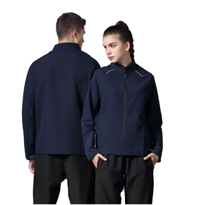 Men's Autumn <b>Waterproof</b> Breathable Quick Dry Windproof Stand Collar Full Zip <b>Lightweight</b> Outdoor Fitness <b>Running</b> Training <b>Jacket</b> - Product Image 1