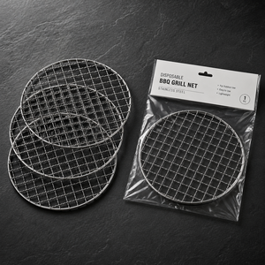 Panier de cuisson et plateau de barbecue en acier inoxydable de qualité supérieure, résistant à la chaleur, pour extérieur, pour la cuisson et la pâtisserie - Product Image 2