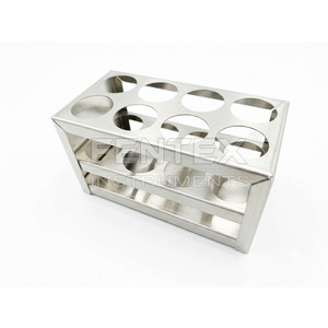 Support pour tubes à essai en acier inoxydable, support pour tubes à essai en acier inoxydable SS, disponible en différentes tailles - Product Image 4