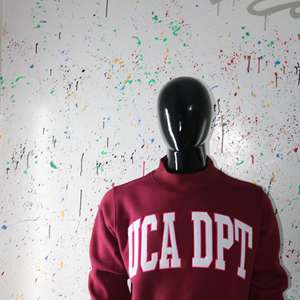 Sudadera con Capucha UCA DPT Marrón, 100% Algodón, Apliques Bordados, Media Cremallera, para Invierno, CLUSH SPORTS - Product Image 5