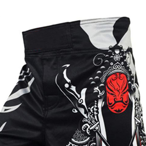 กางเกง MMA คุณภาพสูงสำหรับผู้ชาย พิมพ์ลายแบบ Sublimation ผ้าโพลีเอสเตอร์/คอตตอน น้ำหนักเบา ดีไซน์ล่าสุด สำหรับศิลปะการต่อสู้ - Product Image 3