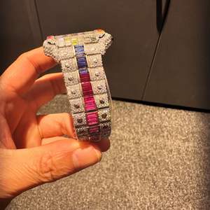 Montre tendance sertie de diamants de laboratoire incolores pour hommes, qualité supérieure, prix de gros - Product Image 5